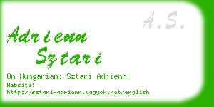 adrienn sztari business card
